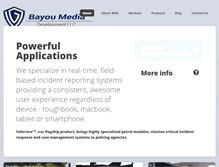 Tablet Screenshot of bayou.net